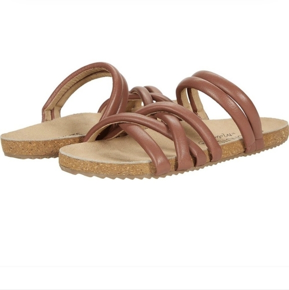 Coconuts by Matisse Zurie tan strapy leather sandals - Picture 7 of 14